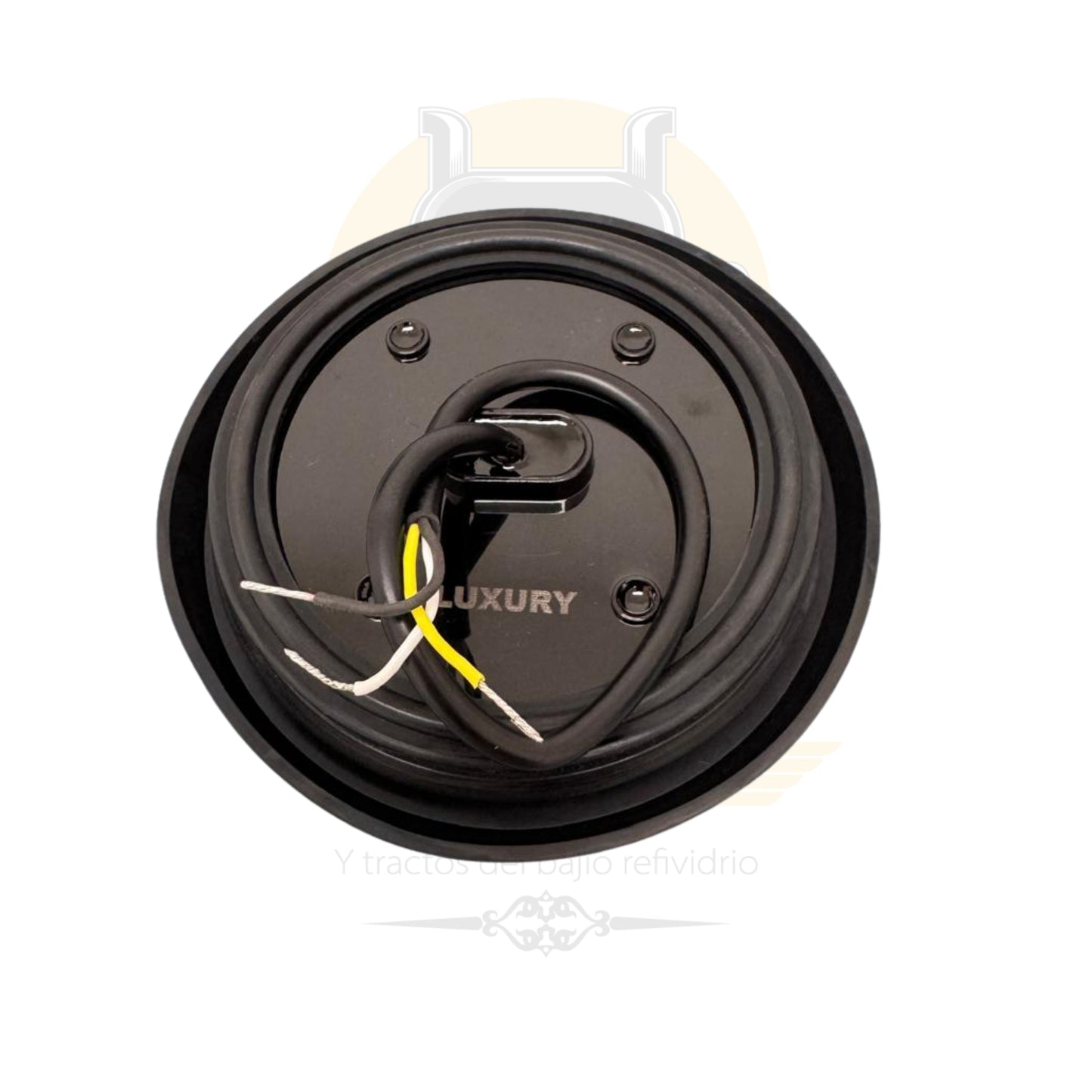 PLAFON LED REDONDO ROJO/AMBAR