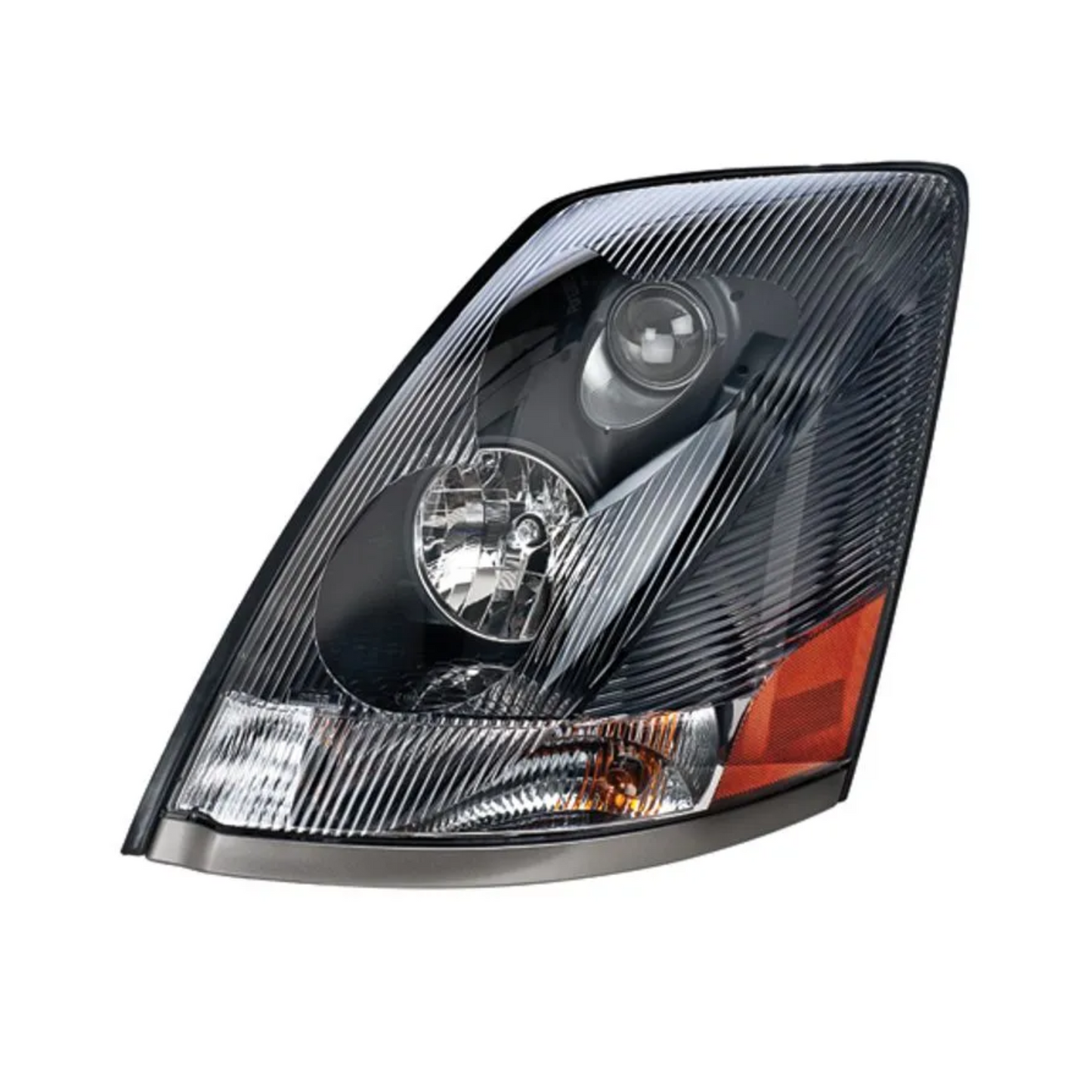 Faro Izquierdo LED con Fondo Negro para Volvo Tercera