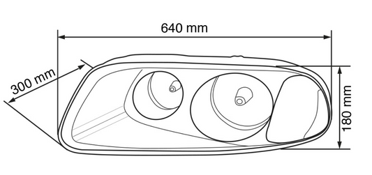 Faro Izquierdo para Mack Vision / Mack Granite SBA