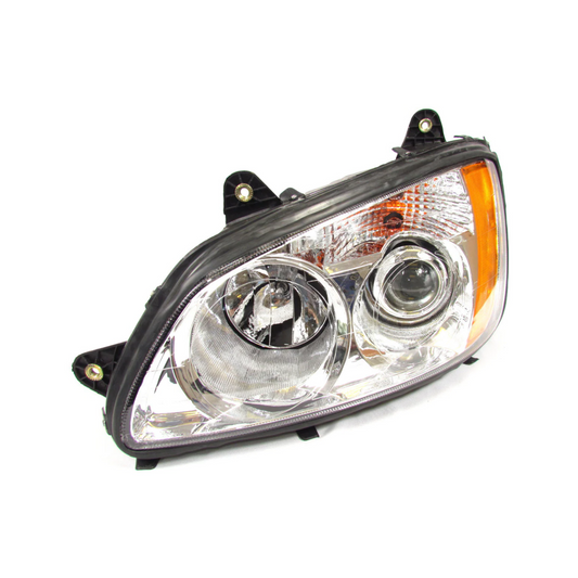 FARO PRINCIPAL PARA KENWORTH T-660 / T-370 / T-700  IZQUIERDO, FONDO CROMADO