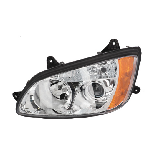 FARO PRINCIPAL PARA KENWORTH T-660 / T-370 / T-700  IZQUIERDO, FONDO CROMADO