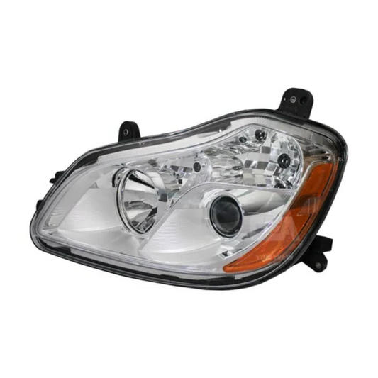 Faro Principal Izquierdo con Fondo Cromado para Kenworth T680