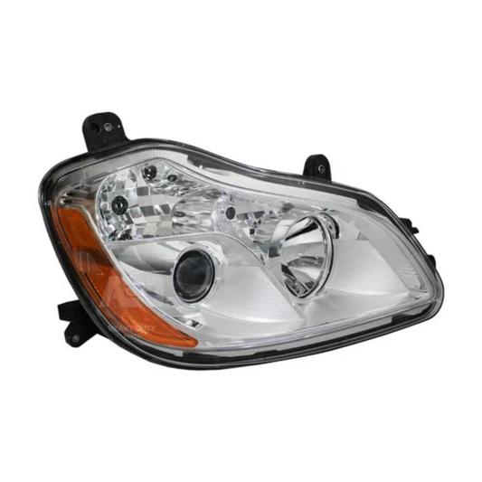 Faro Principal Derecho con Fondo Cromado para Kenworth T680
