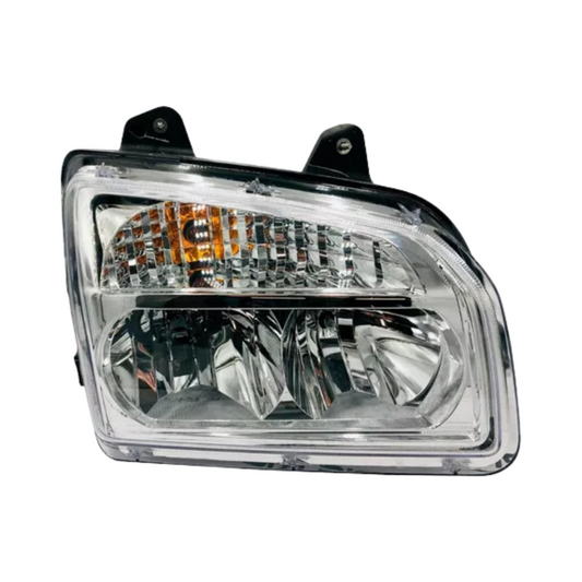 Faro Principal Derecho con Fondo Cromado para Kenworth T-880
