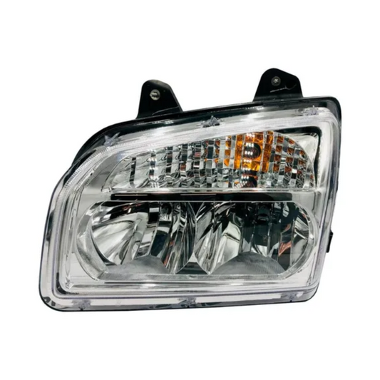 Faro Principal Izquierdo con Fondo Cromado para Kenworth T-880