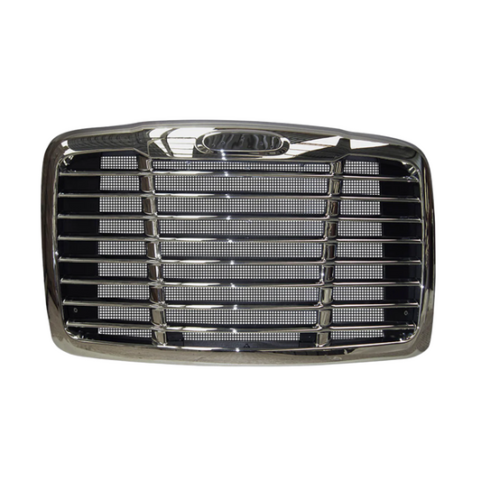 PARRILLA PARA FREIGHTLINER COLUMBIA CON MOSQUITERO CROMADO